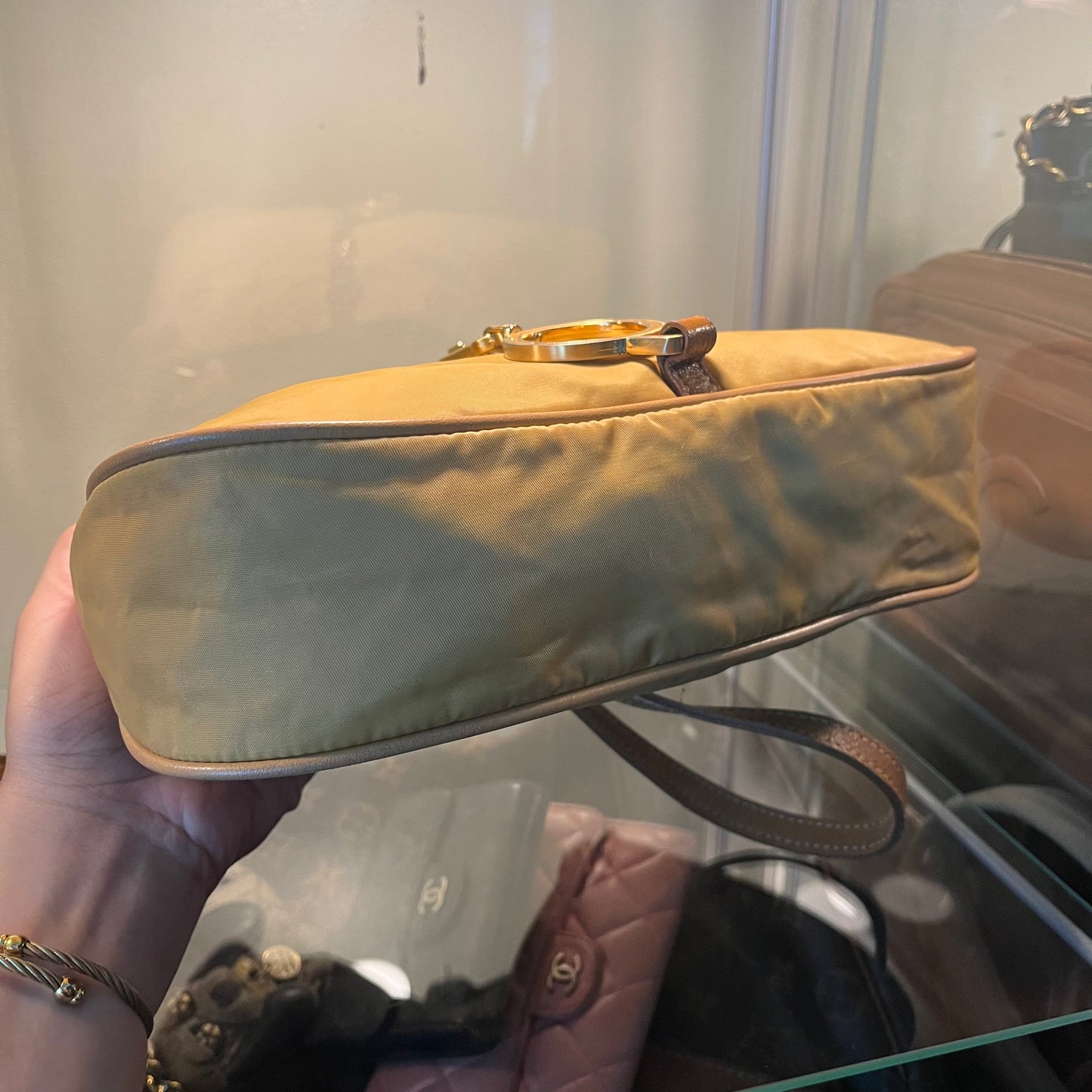 Prada Camel Baguette