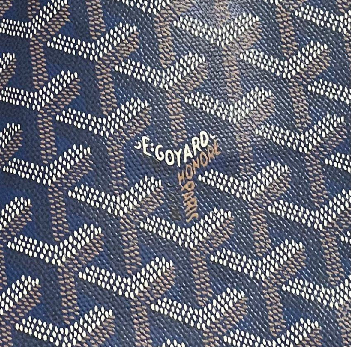 Goyard Anjou Reversible Mini Tote Blue