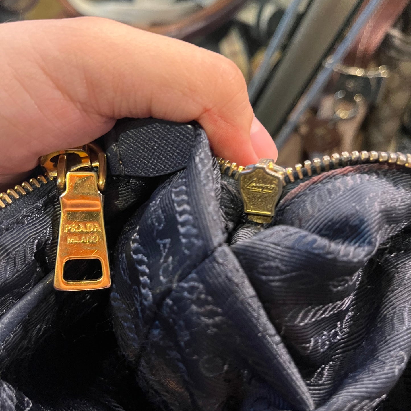 Prada Tessuto Saffiano Crossbody