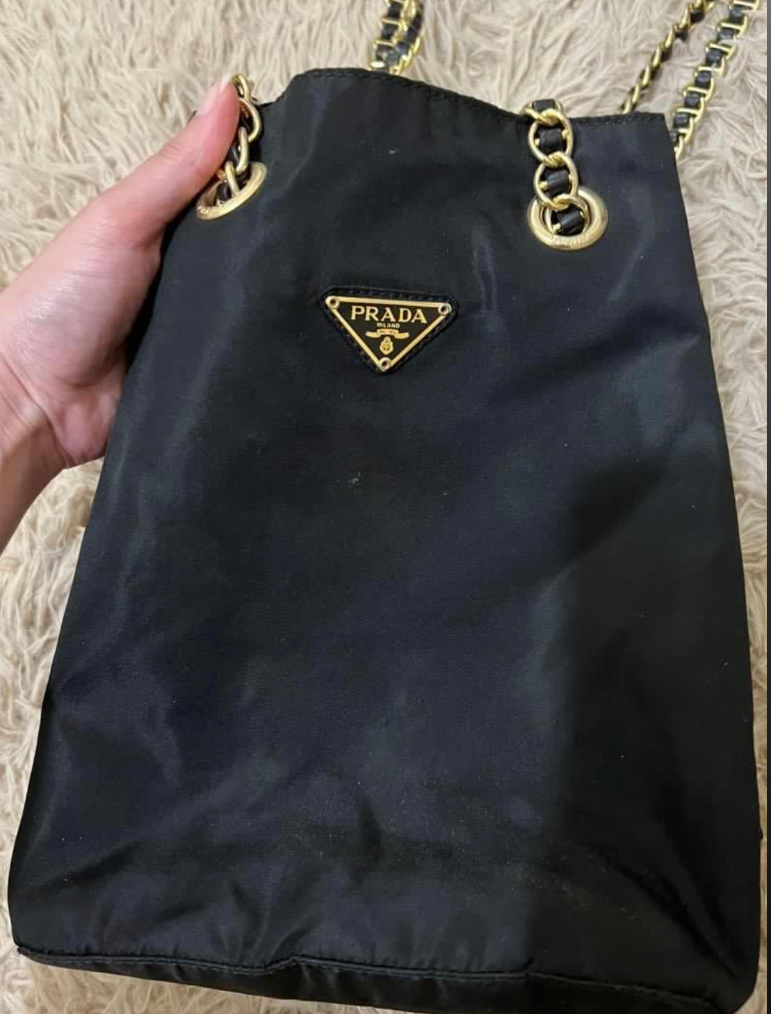Pr@da Chain Crossbody