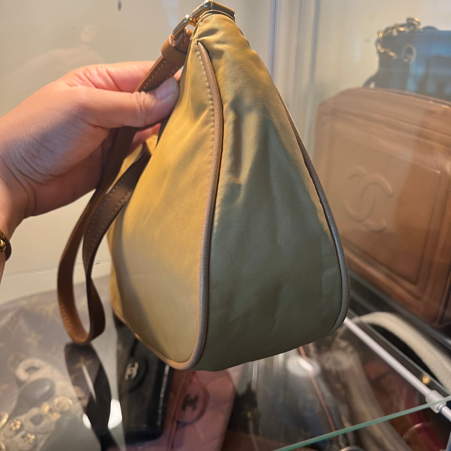 Prada Camel Baguette