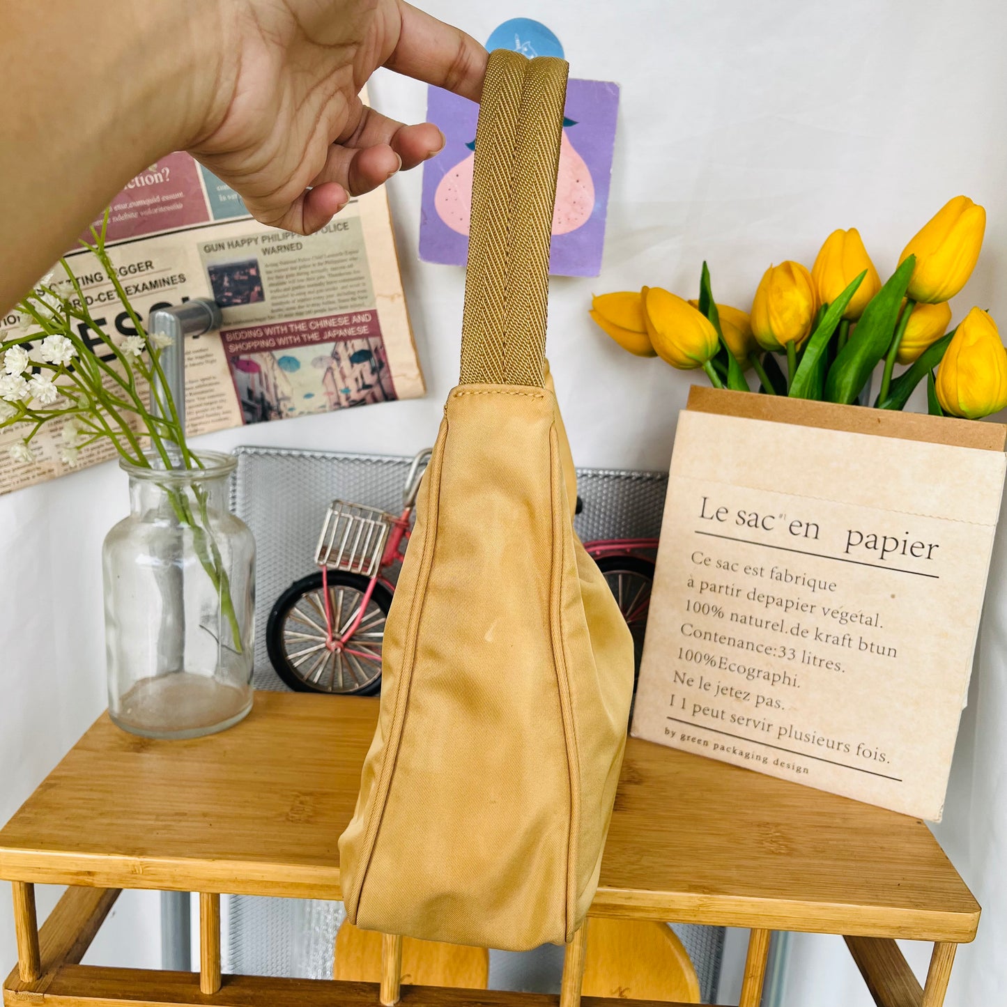 Pr@da Hobo Baguette