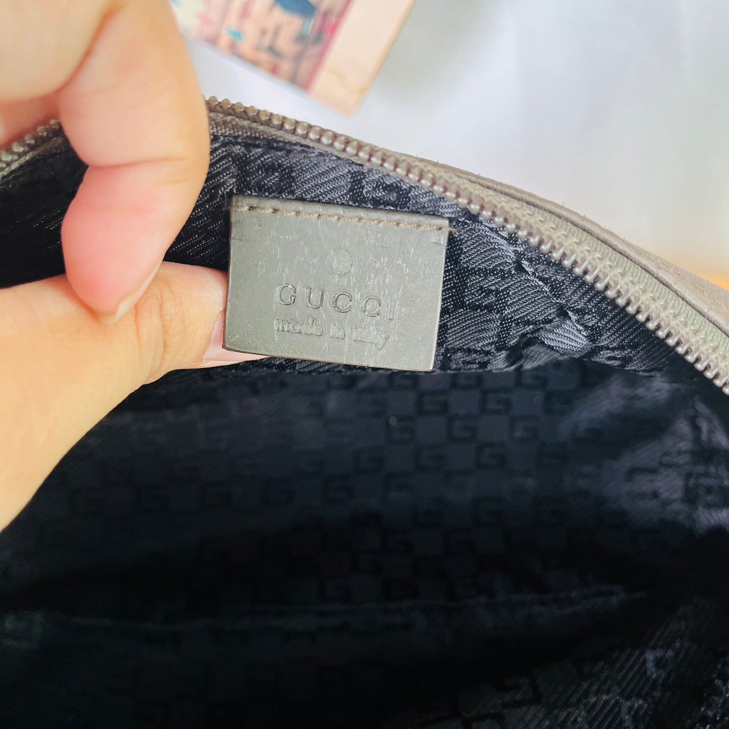 Gucci Olive Green Baguette