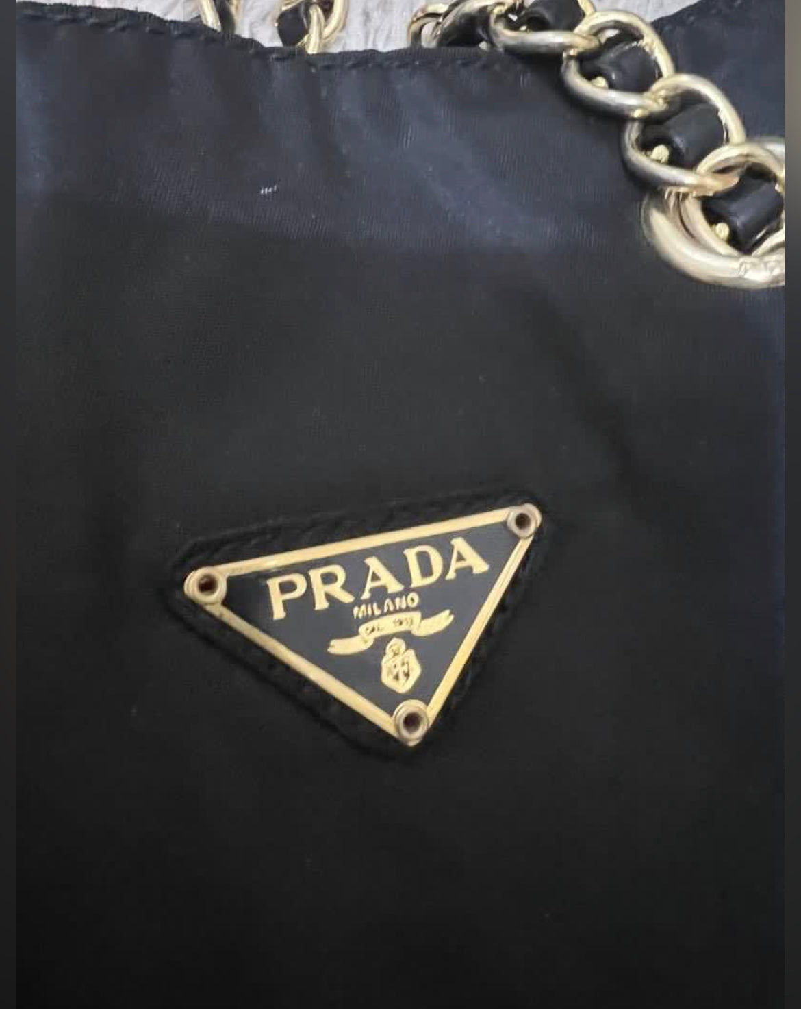 Pr@da Chain Crossbody