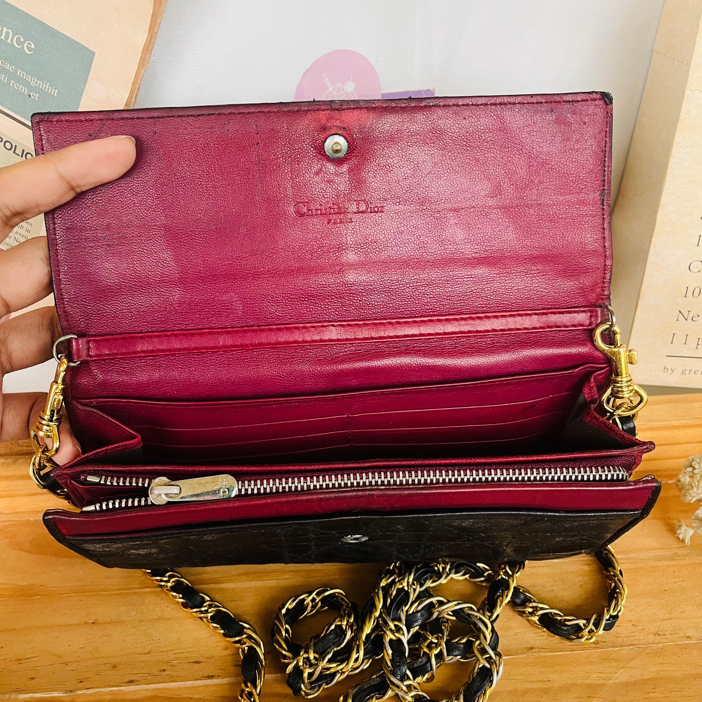 Christian D!or Chain Crossbody