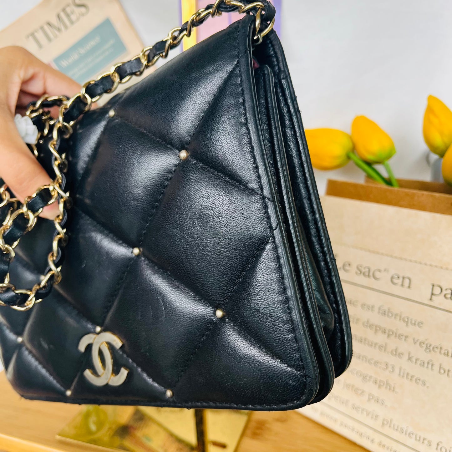 Vintage Ch@n3L Crossbody