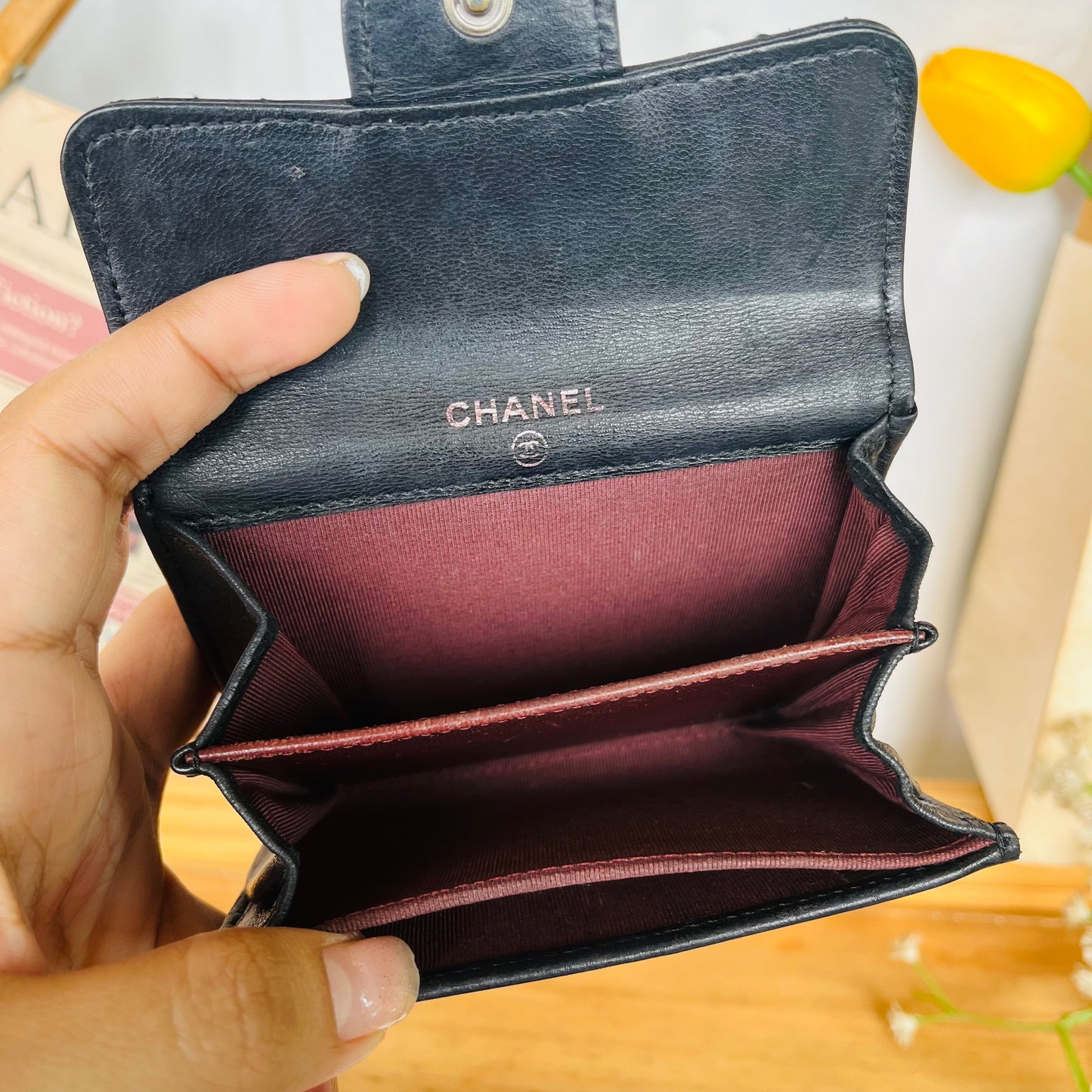 Chanel Quilted Wallet