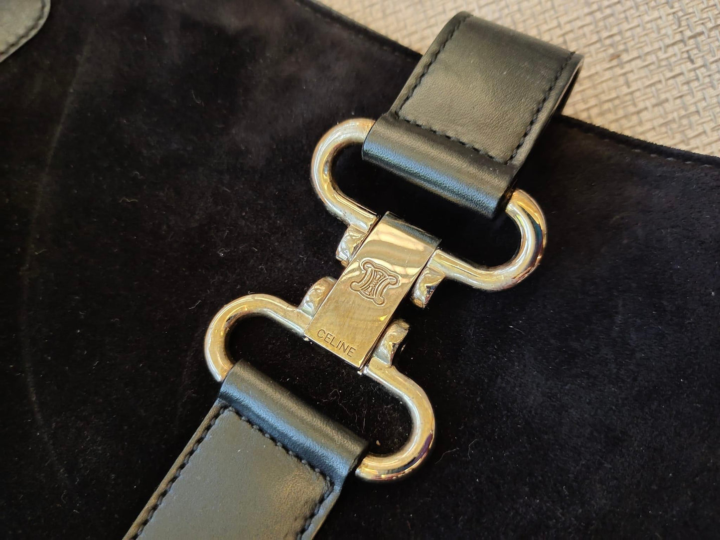 C3line Suede Baguette