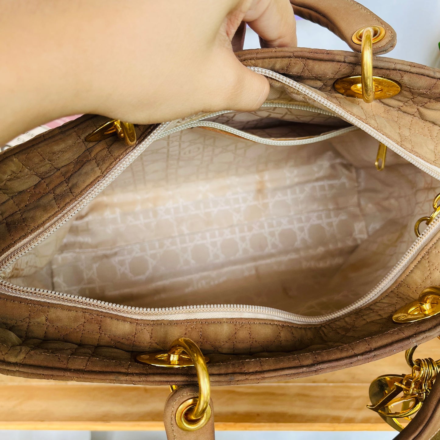 Christian Dior Cannage Tote