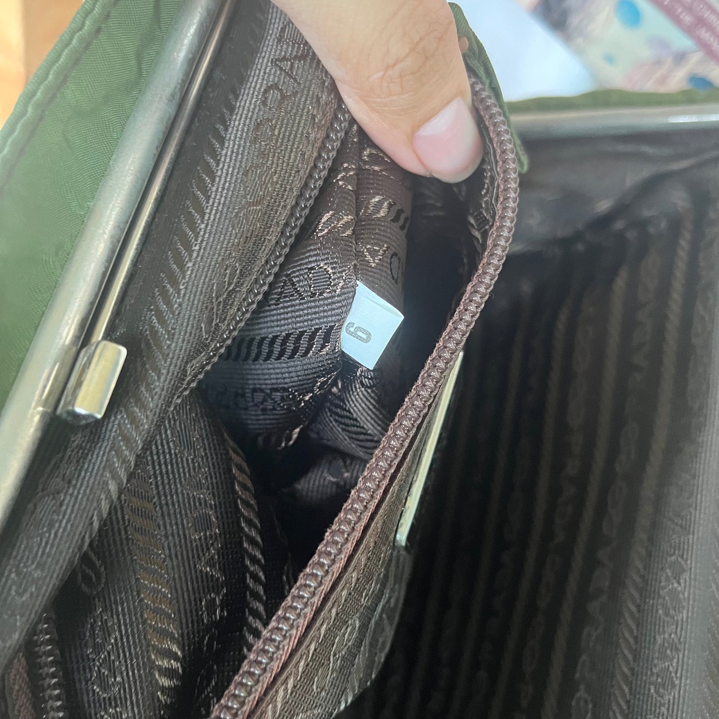 Pr@da Baguette Bag
