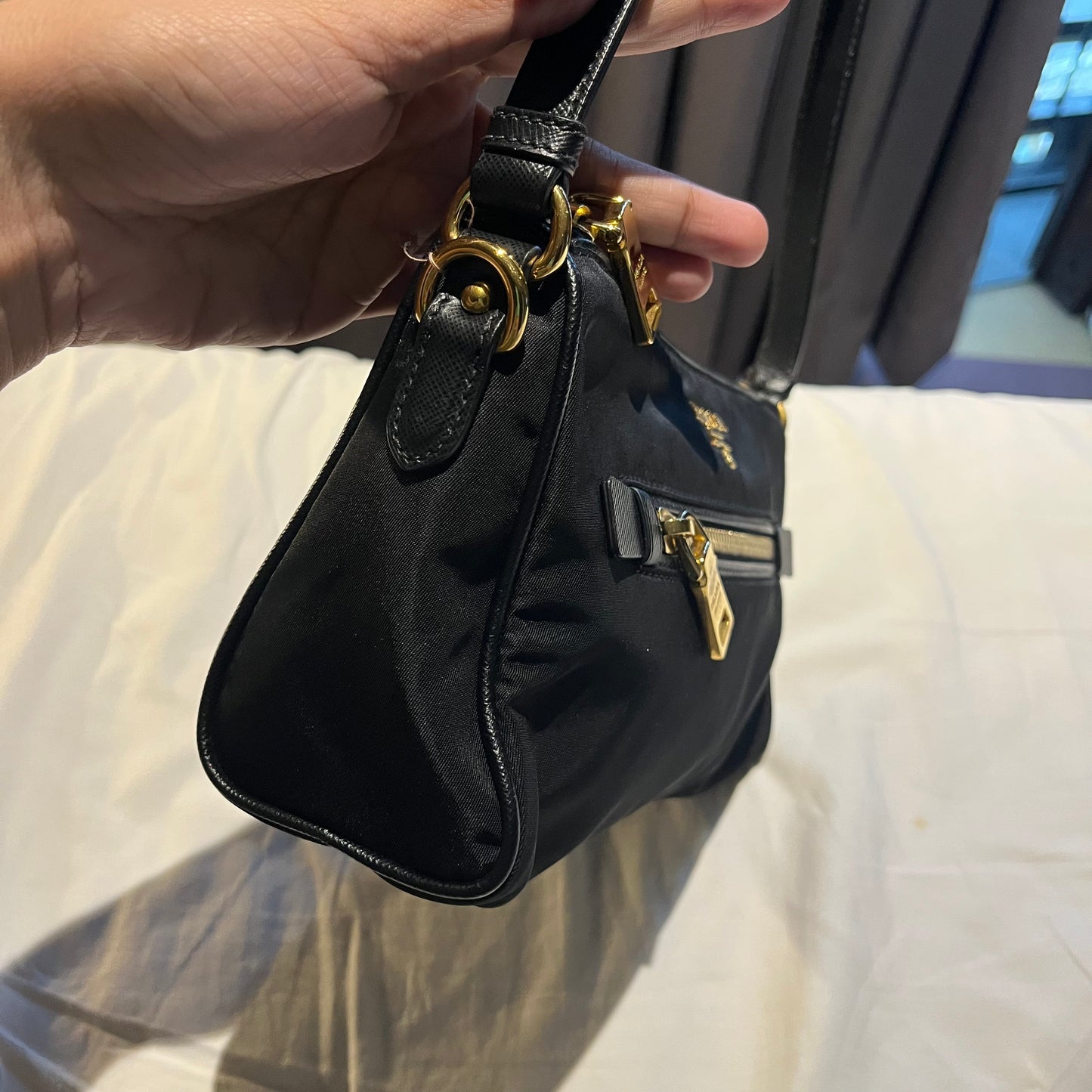 Pr@da Pochette Tessuto