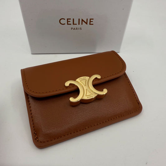 Celine Cardholder Brown