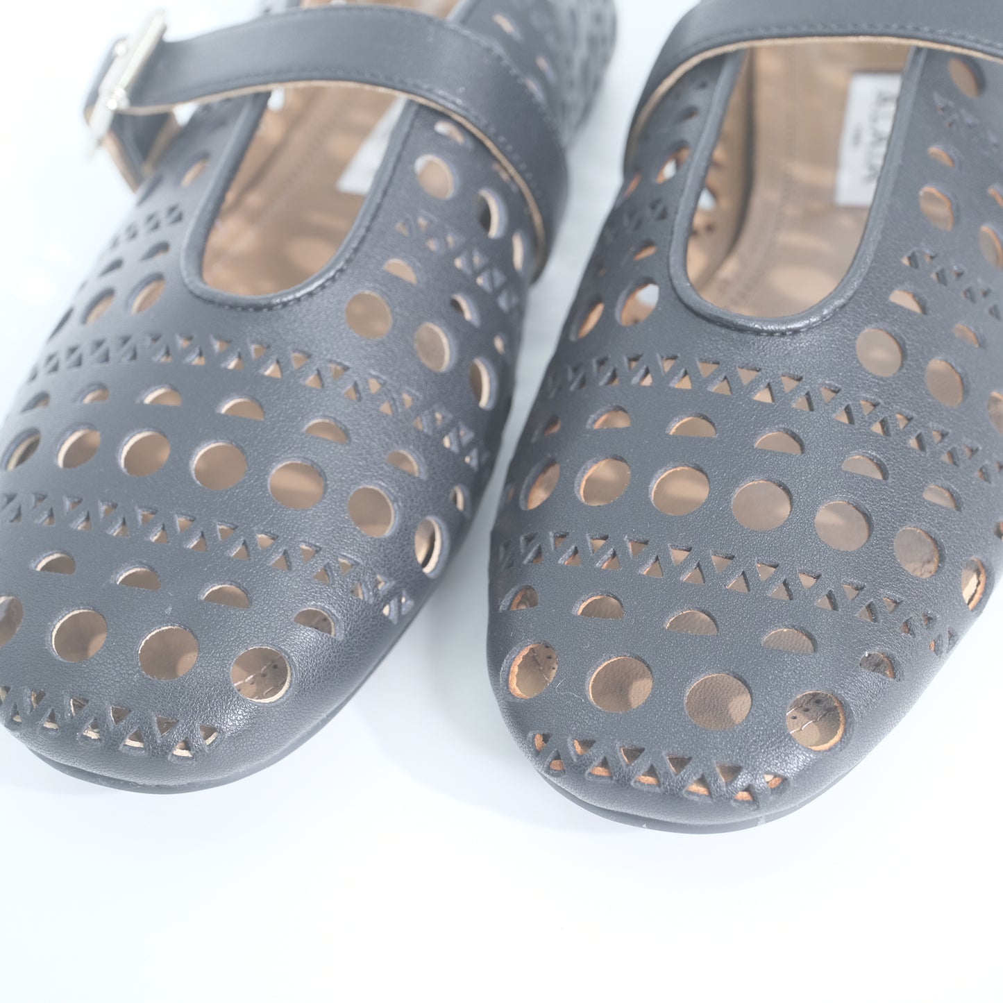 Alaia Perforated Ballet (Black)