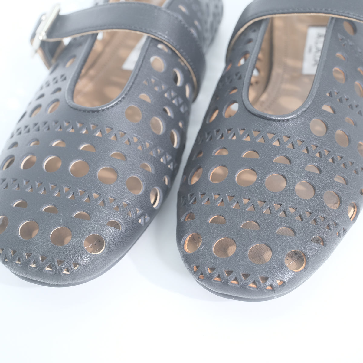 Alaia Perforated Ballet (Black)