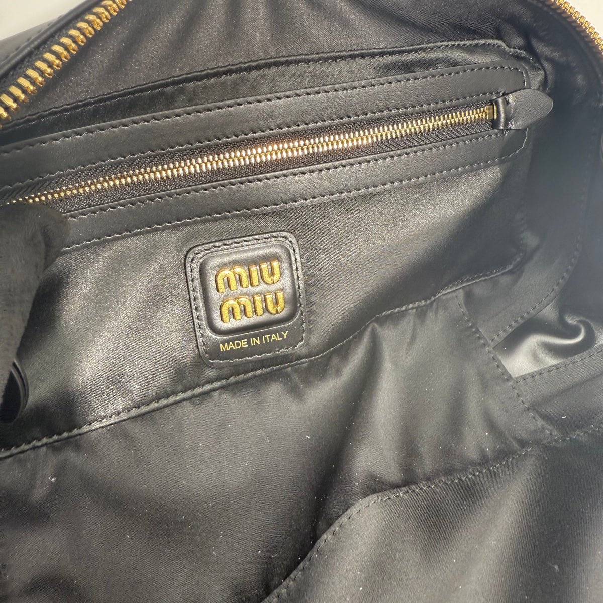 Miu Miu Black Bowler Bag (Small)