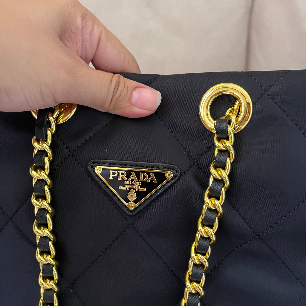 Prada Chain Quilted Crossbody