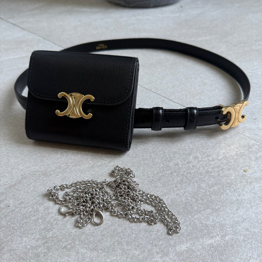 Celine Triomphe Belt (with wallet)