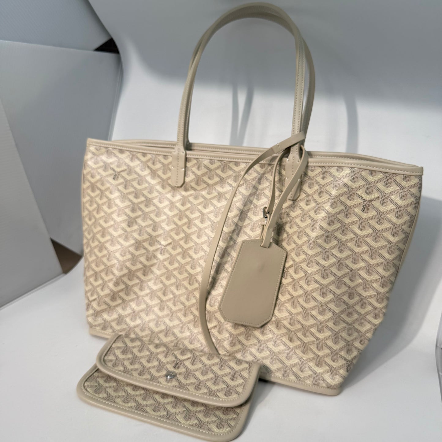 Goyard PM Tote (Khaki)