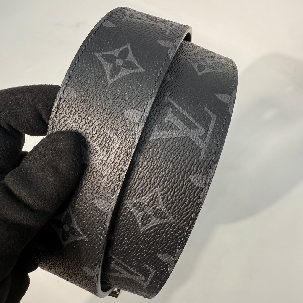 Louis Vuitton LV Initiales Reversible Belt in Monogram Eclipse