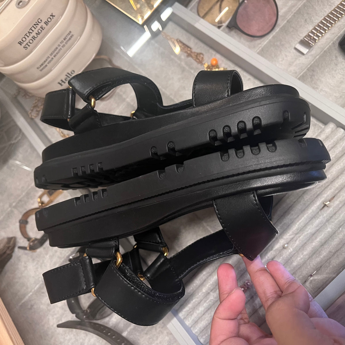 Christian Dior Dad Sandals (Vertical Strap)