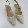 Christian Dior Lace Kitten Heels