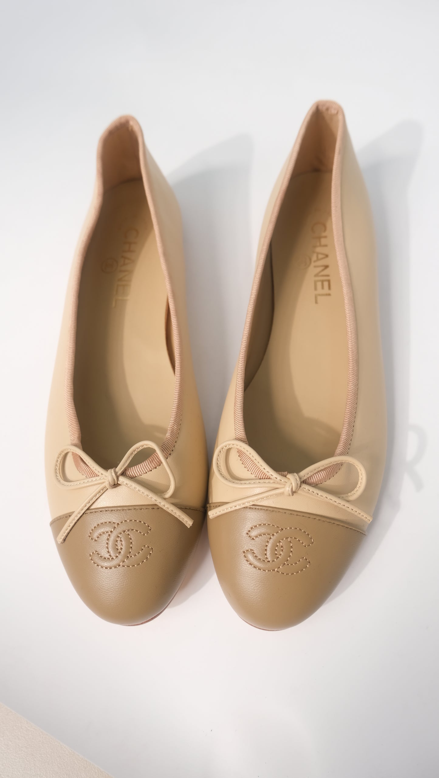 Chanel Ballet Nude/Nude Captoe