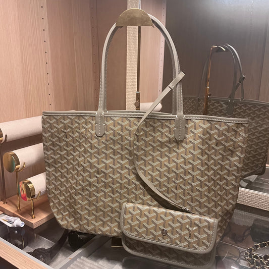Goyard PM Tote (Khaki)