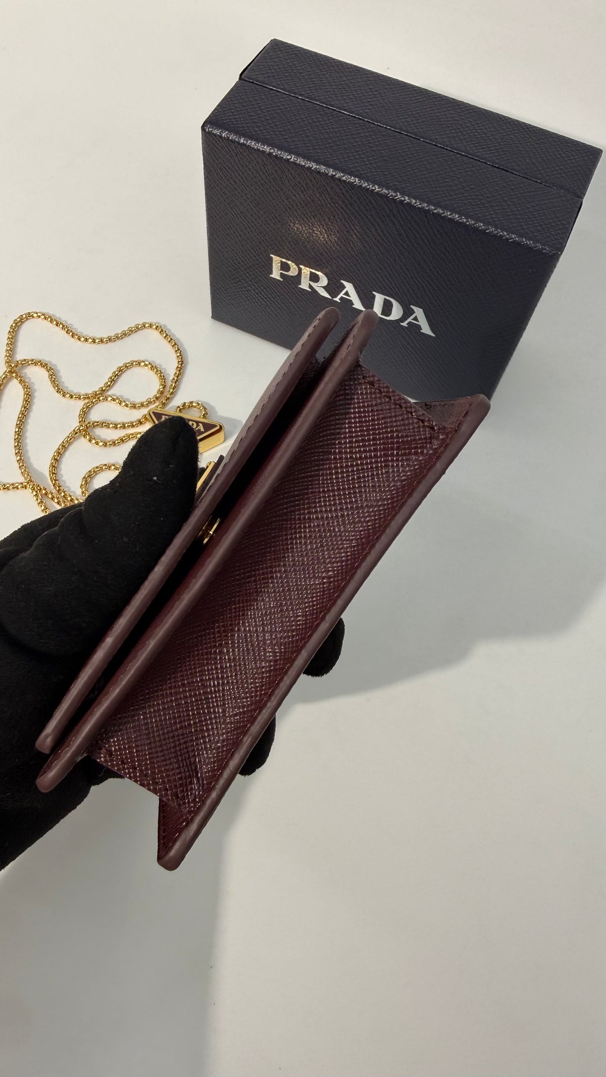Prada Tessuto Wallet on Chain