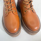 Celine Leather Lace-Up Boots