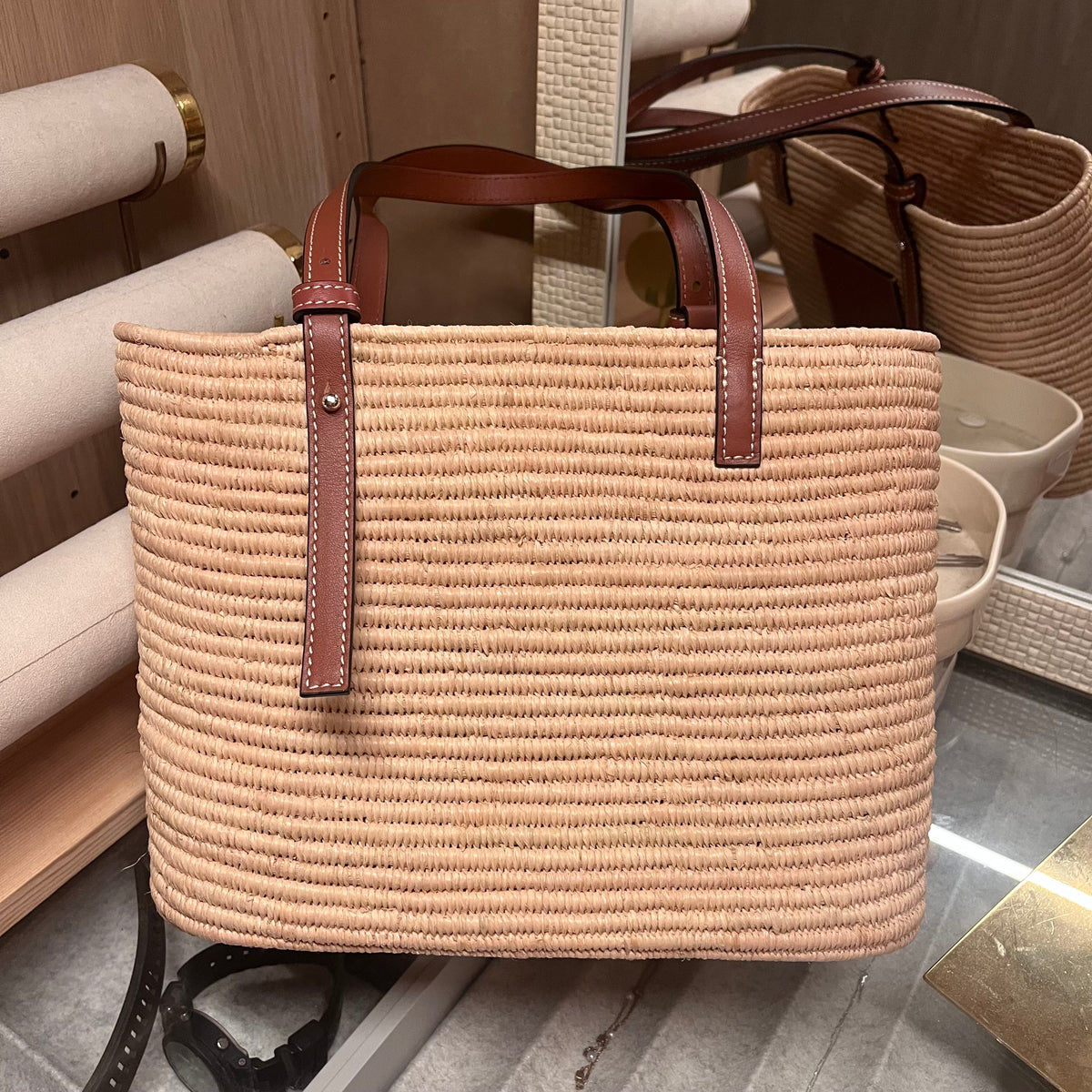Loewe Raffia Bag