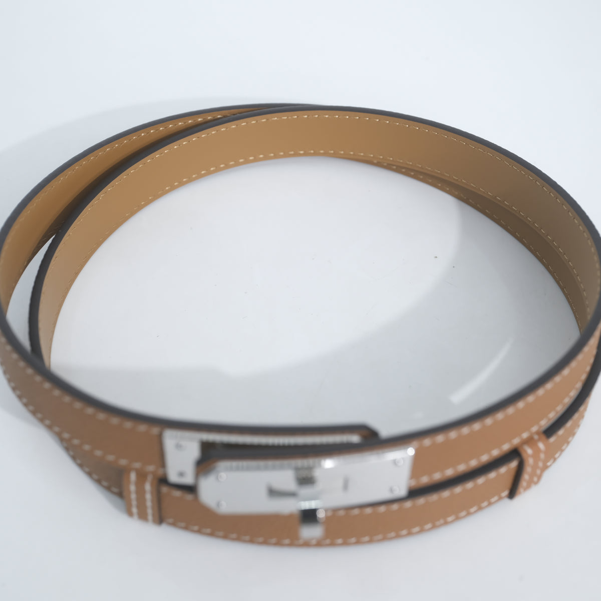 Hermes Kelly Belt (SHW)