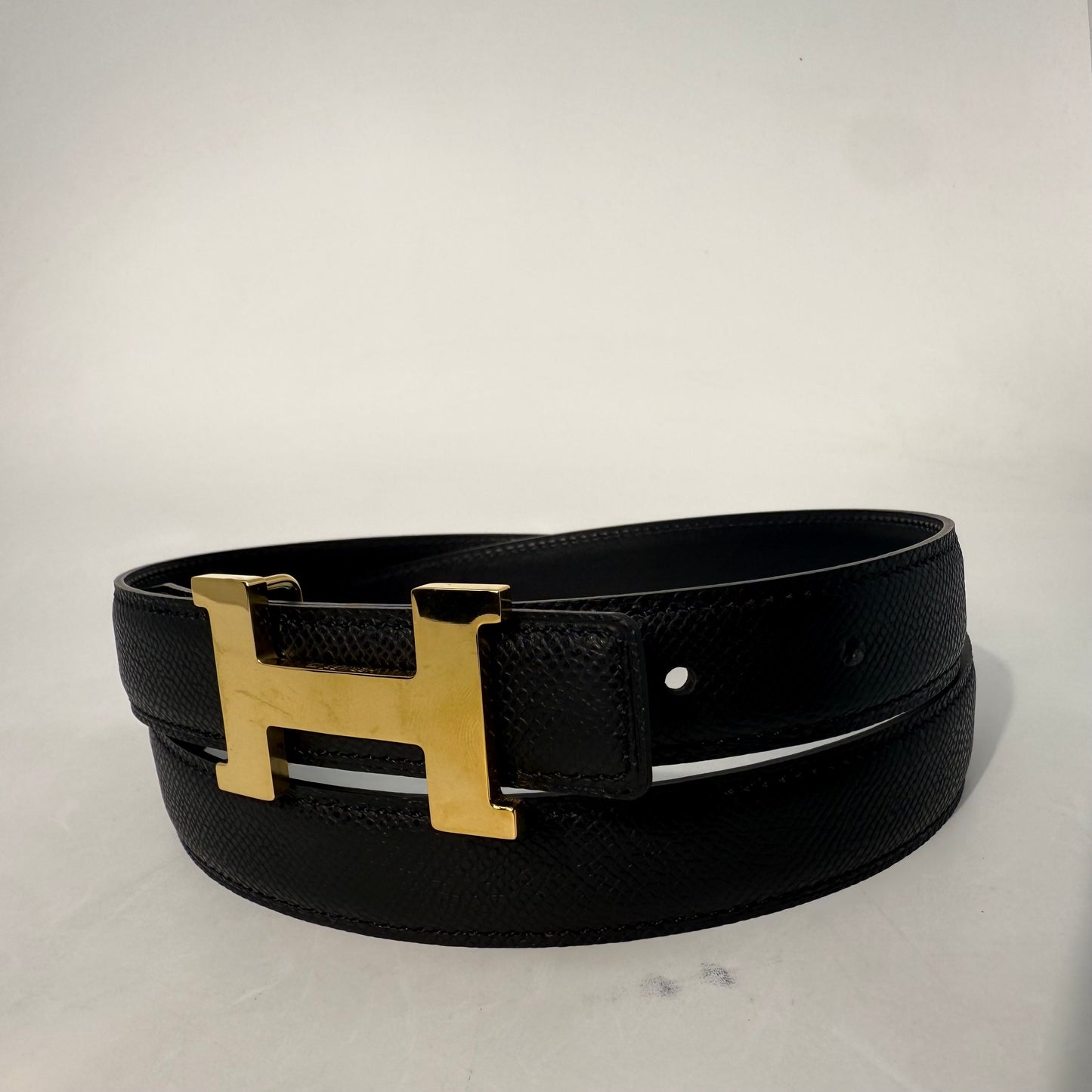 Hermes H Constance Belt (Black)