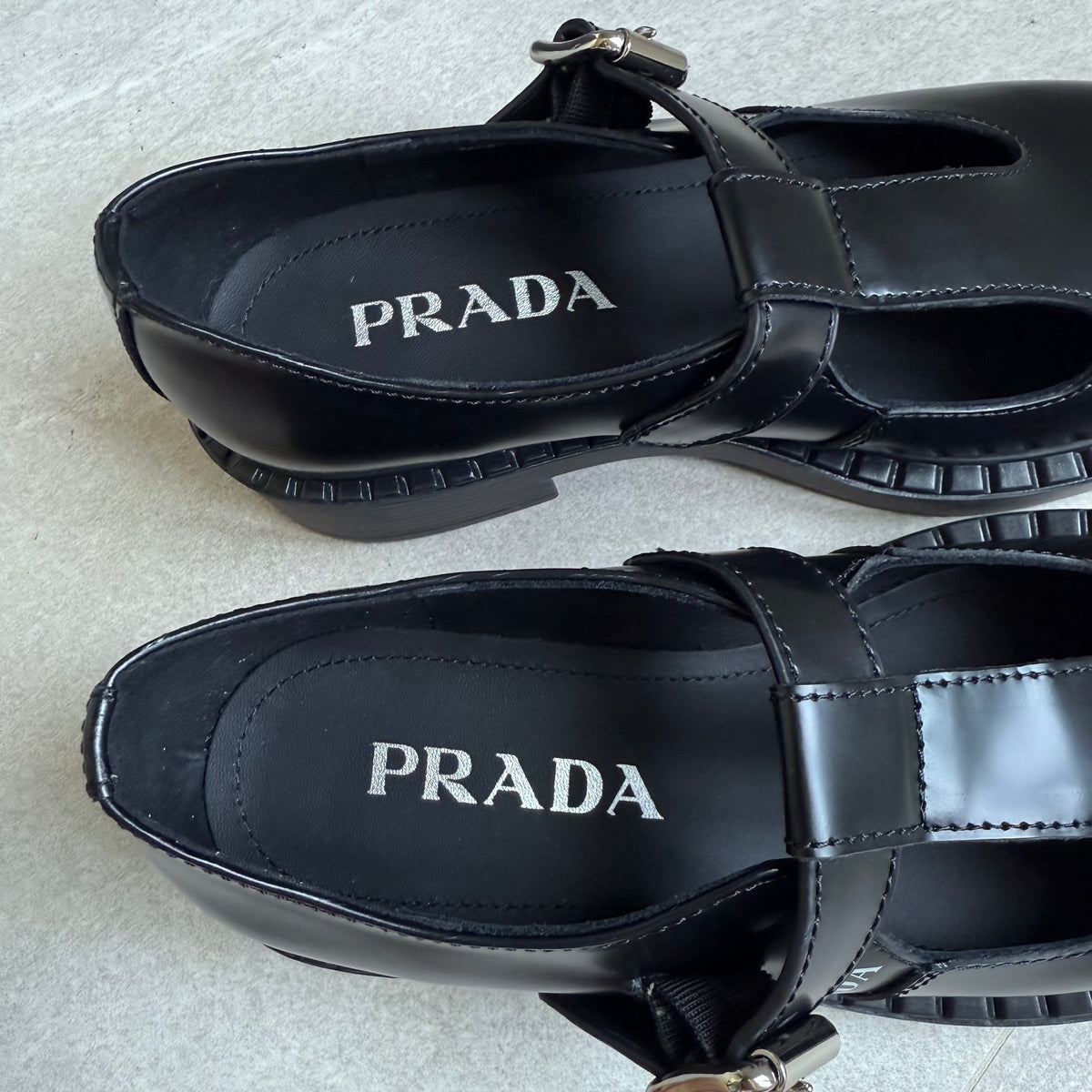 Prada Patent Mary Jane Shoes