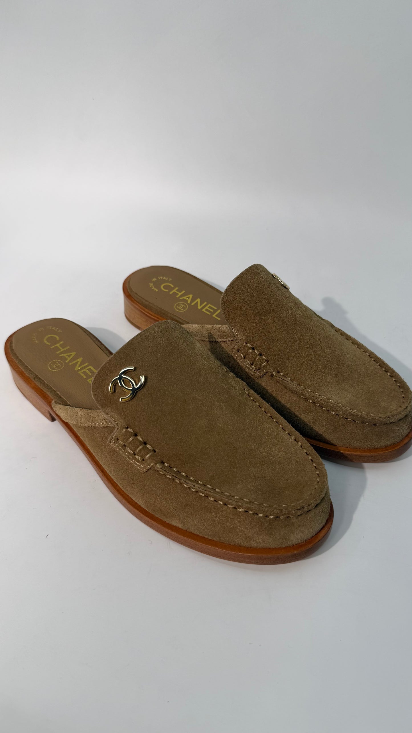 Chanel Suede Mule