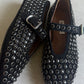 Alaia Black Crystal Flats