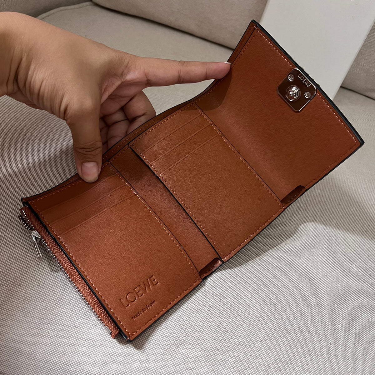 Loewe Bifold Wallet (Brown)