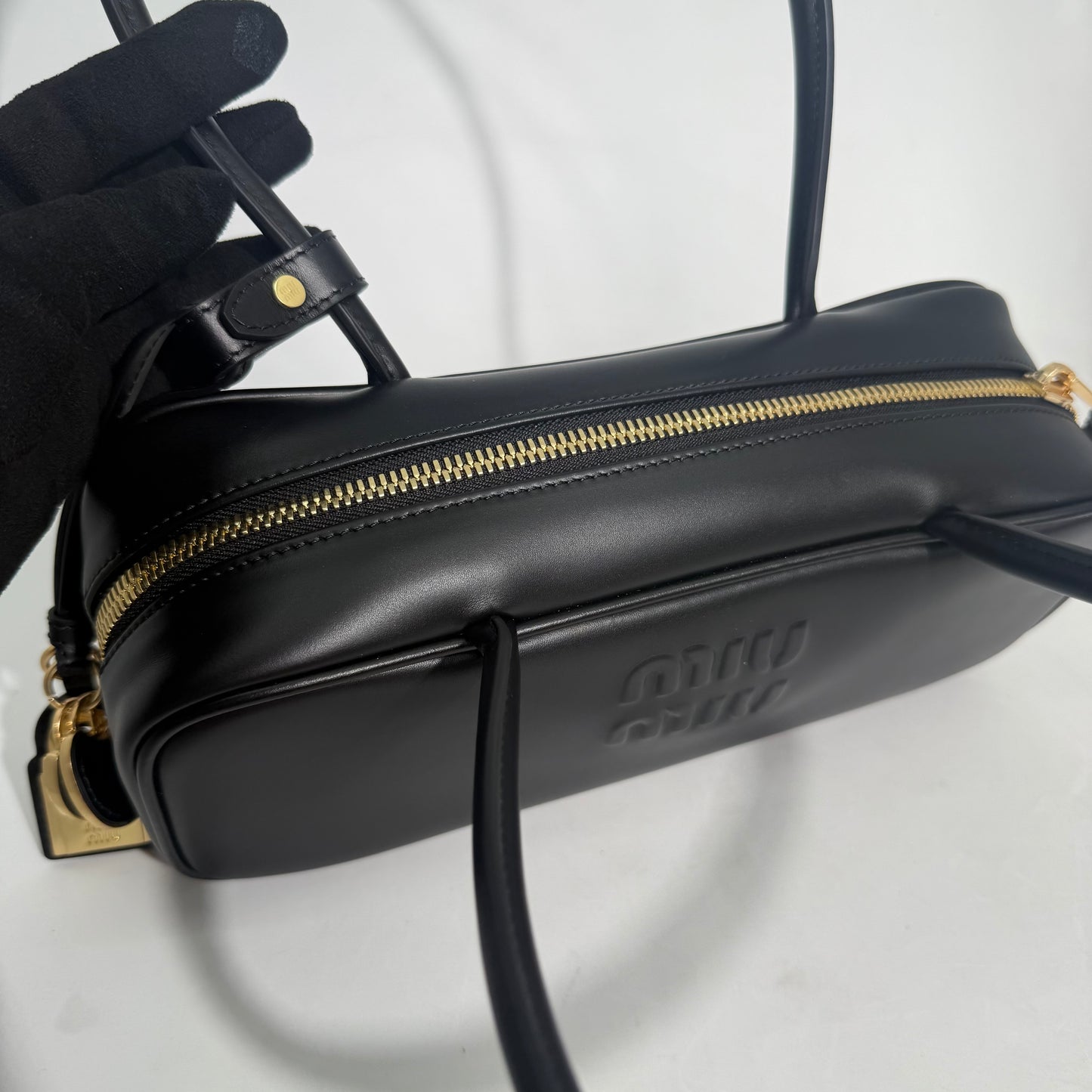 Miu Miu Black Bowler Bag (Small)