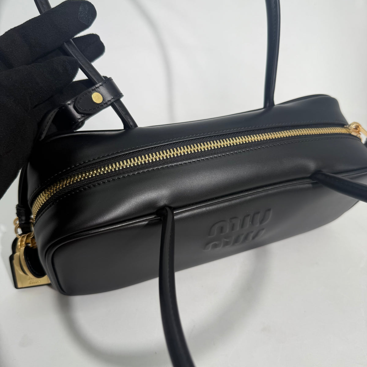 Miu Miu Black Bowler Bag (Small)