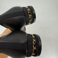 Chanel Smooth Pointed Toe Ballet (Black)