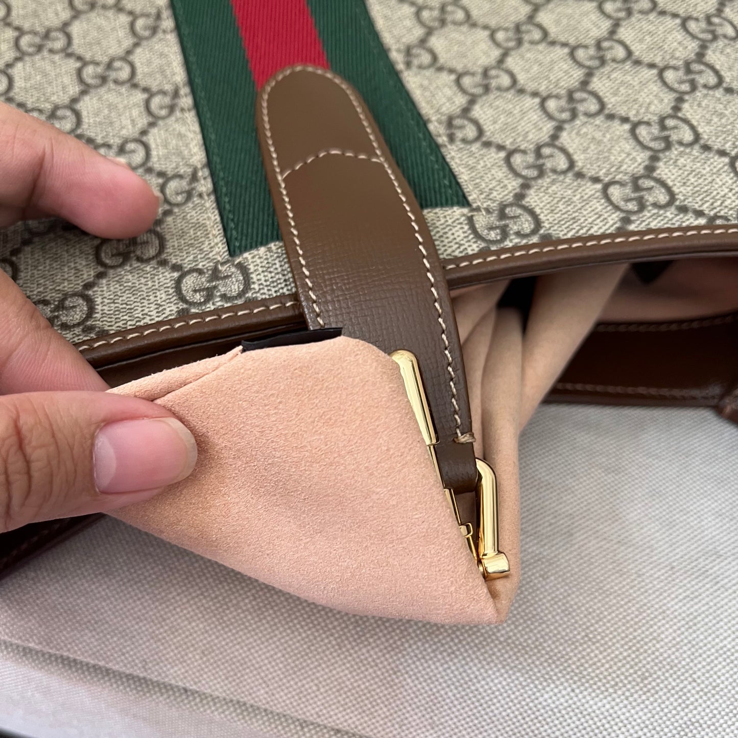 Gucci Jackie Horsebit 1961 (Monogram)