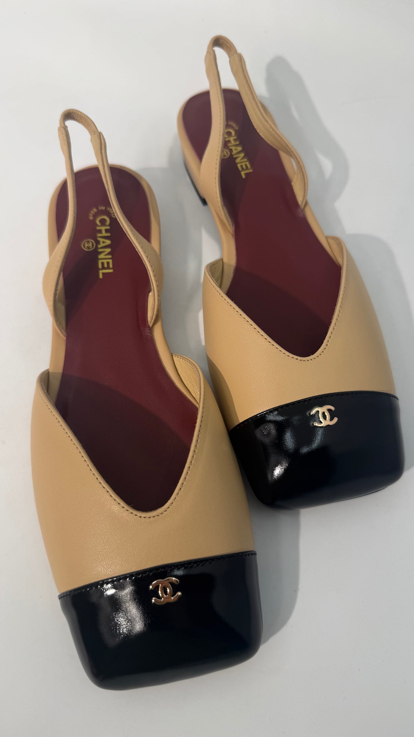Chanel Square Cap Toe