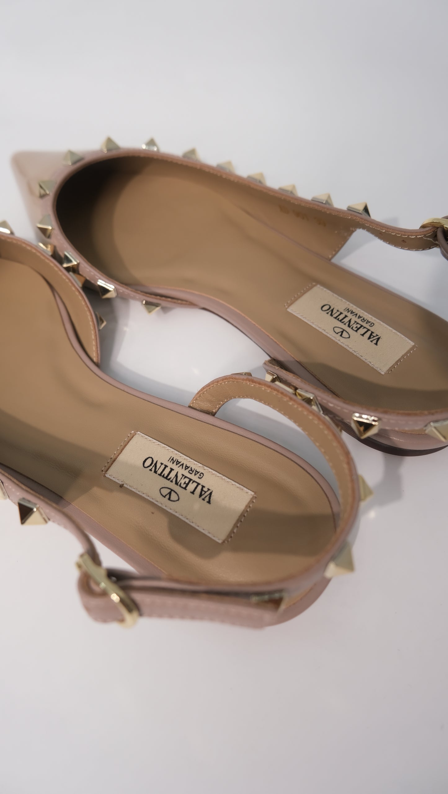Valentino Garavani Rockstud Slingback Flats
