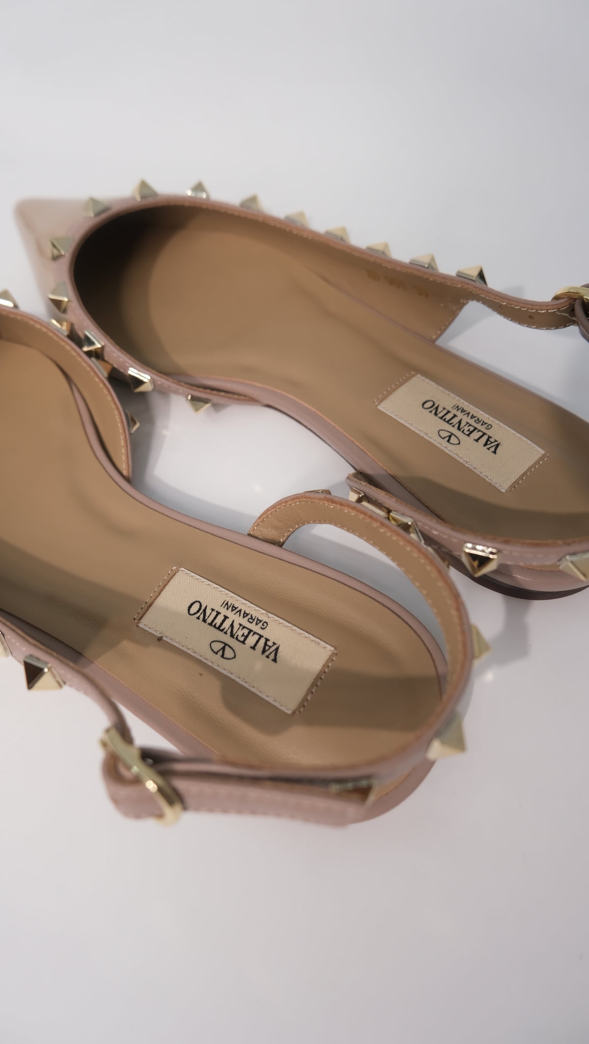 Valentino Garavani Rockstud Slingback Flats