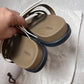 Hermes Chypre Sandals Tan/White