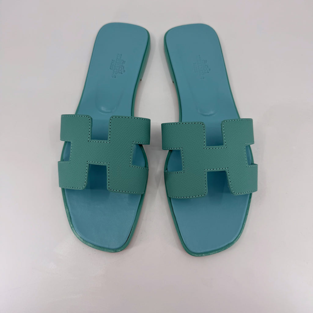 Hermes Oran Epsom (Blue/Green)