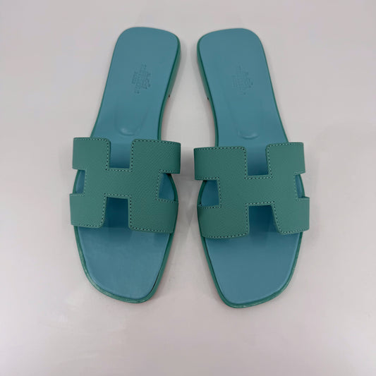 Hermes Oran Epsom (Blue/Green)