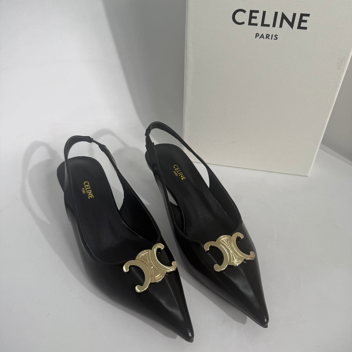 Celine Pointed Slingback Shoes