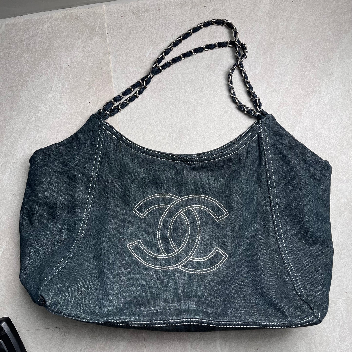Chanel Denim VIP Tote Bag
