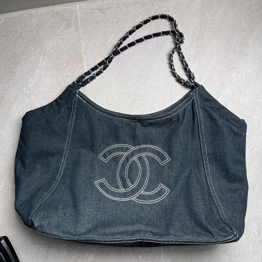 Chanel Denim VIP Tote Bag