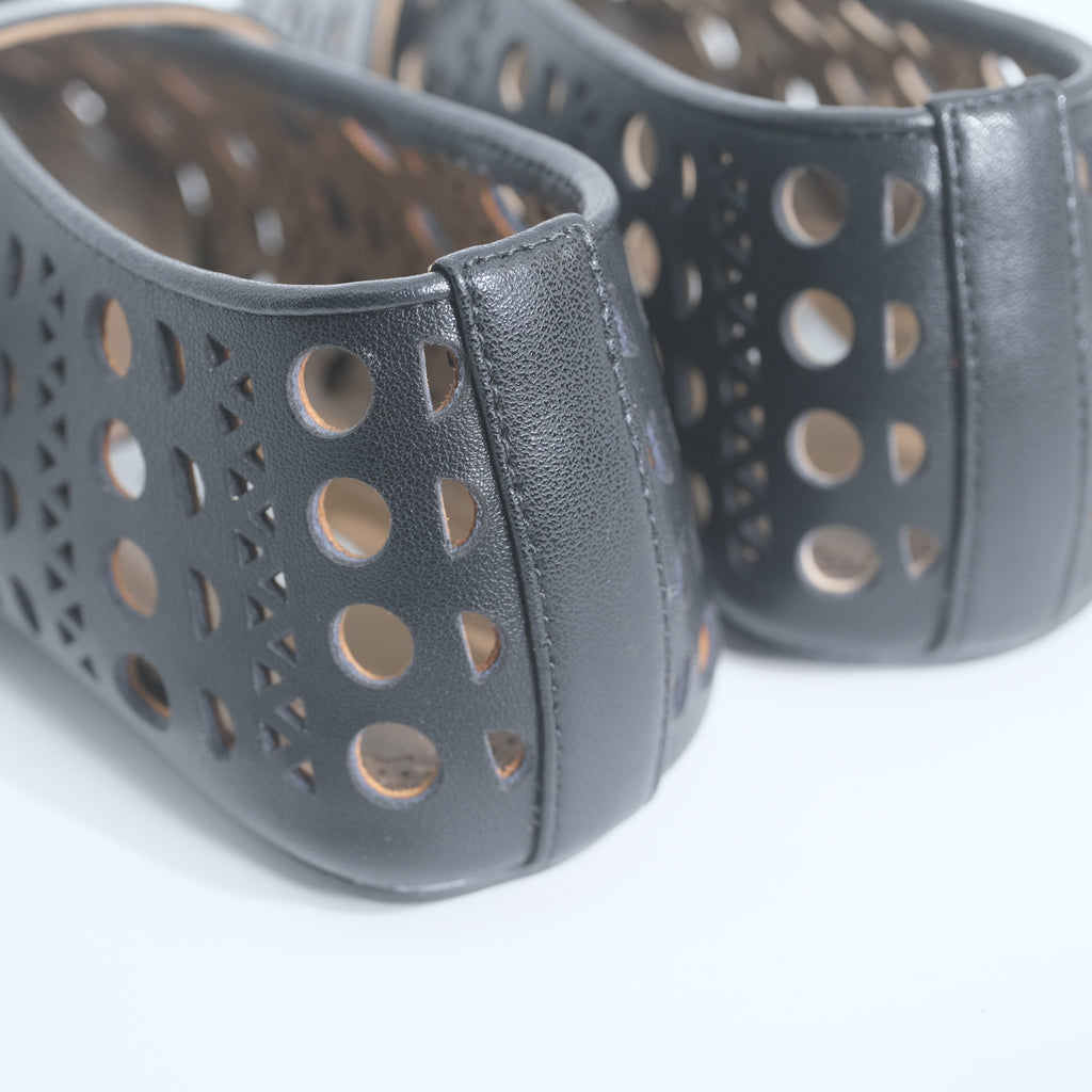 Alaia Perforated Ballet (Black)